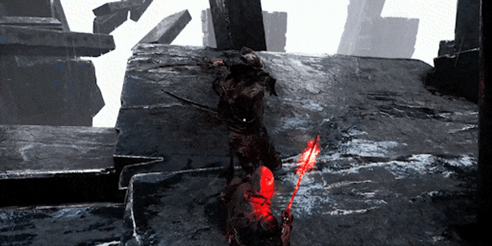 Sword Fighting Mortal Shell Game GIF