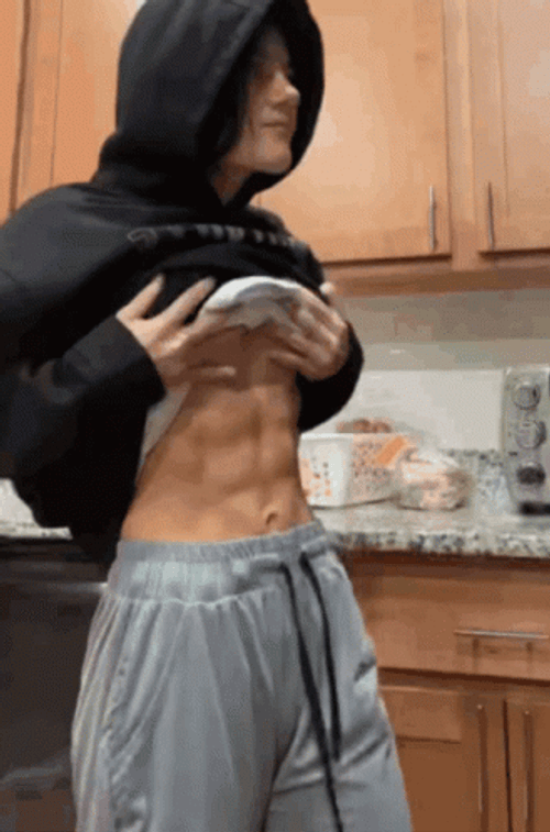 Sydney McGhee Revealing Her Abs GIF