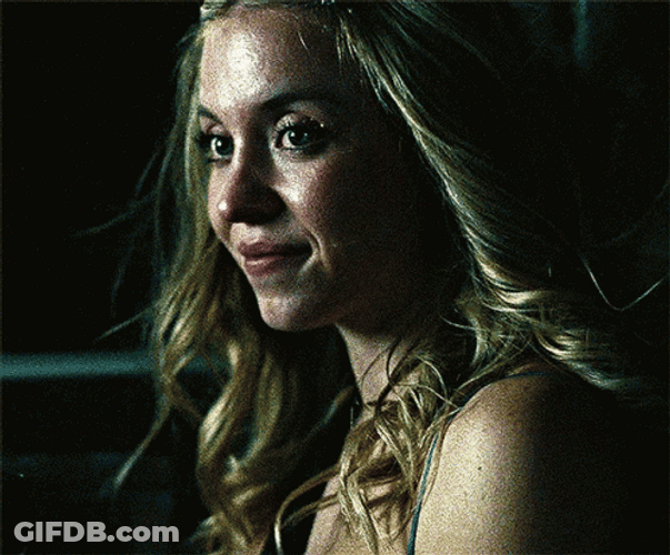 Sydney Sweeney Actress Drinking & Happy GIF