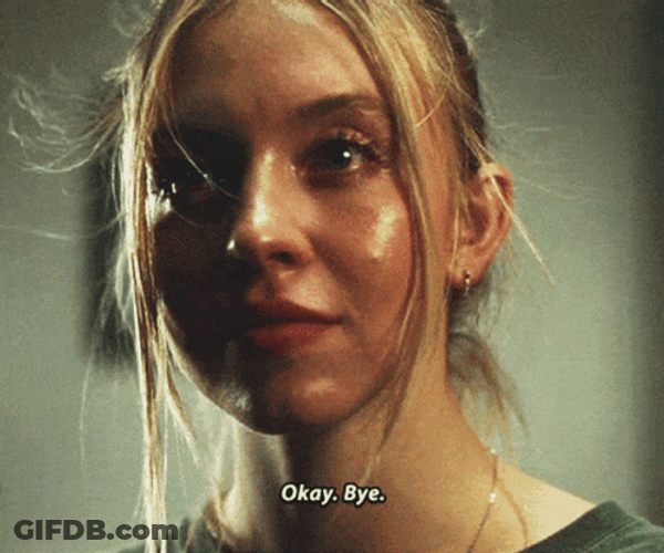 Sydney Sweeney Actress Okay Bye GIF
