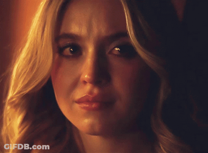 Sydney Sweeney Actress Sad & Teary GIF