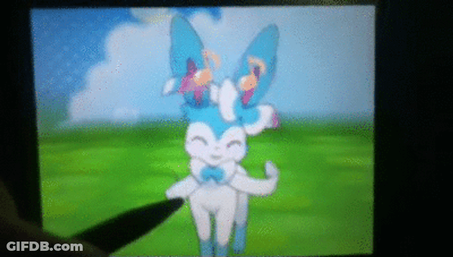 Sylveon Smiling Moving Its Head GIF