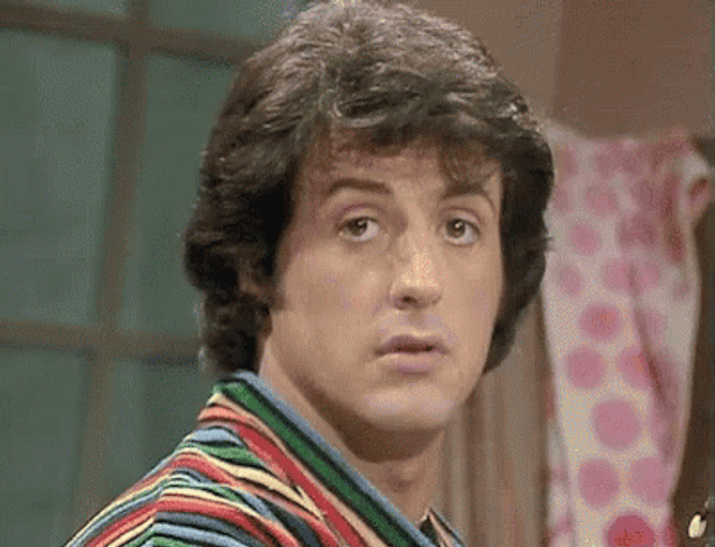 Sylvester Stallone Ehh Confused GIF
