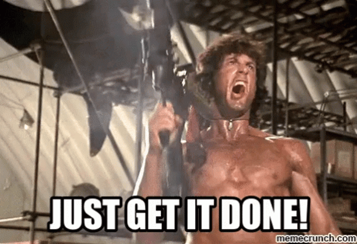 Sylvester Stallone Get Er Done GIF
