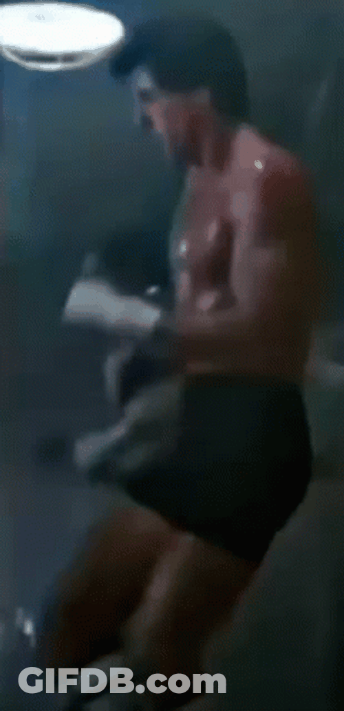 Sylvester Stallone Rocky Balboa Training GIF