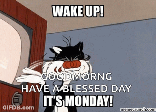 Sylvester The Cat Saying Wake Up GIF