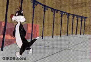 Sylvester The Cat Walking GIF