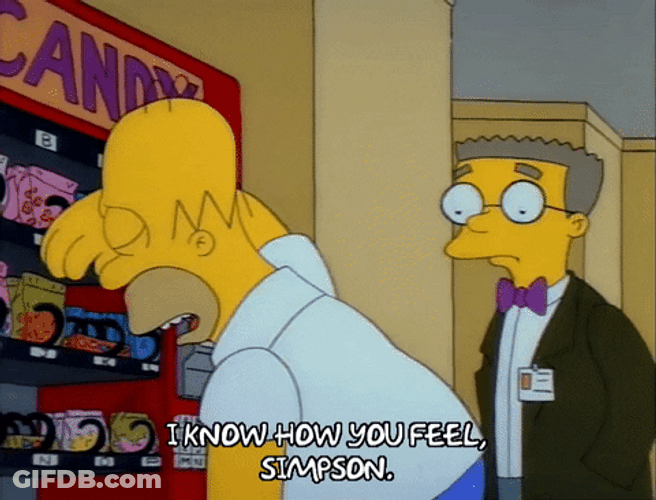 Sympathy Smithers The Simpsons GIF