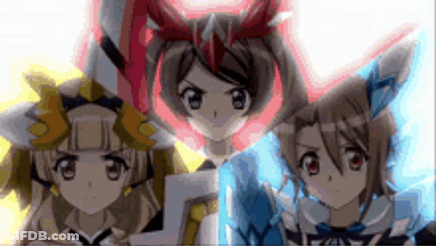 Symphogear Xd Unlimited Power Anime Girls GIF