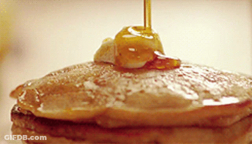 Syrup Being Poured On Pancake GIF
