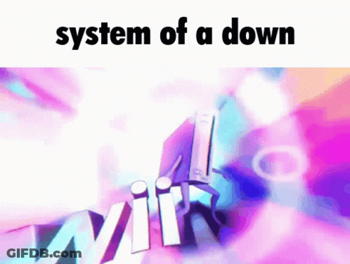 System Of A Down Colorful Image GIF