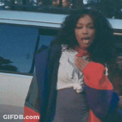 Sza Singing Eye Rolling Music Video GIF