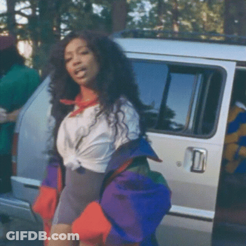 Sza Strutting Backwards Music Video GIF