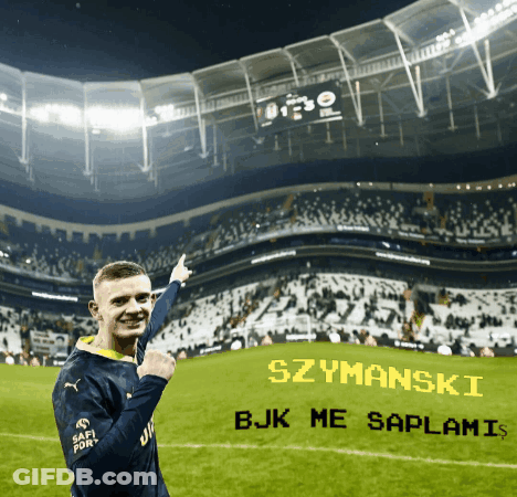 Szymanski Bjk Me Saplami Written On Field GIF