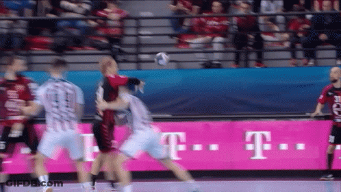 T-Mobile Advertisement At Basketball Game GIF