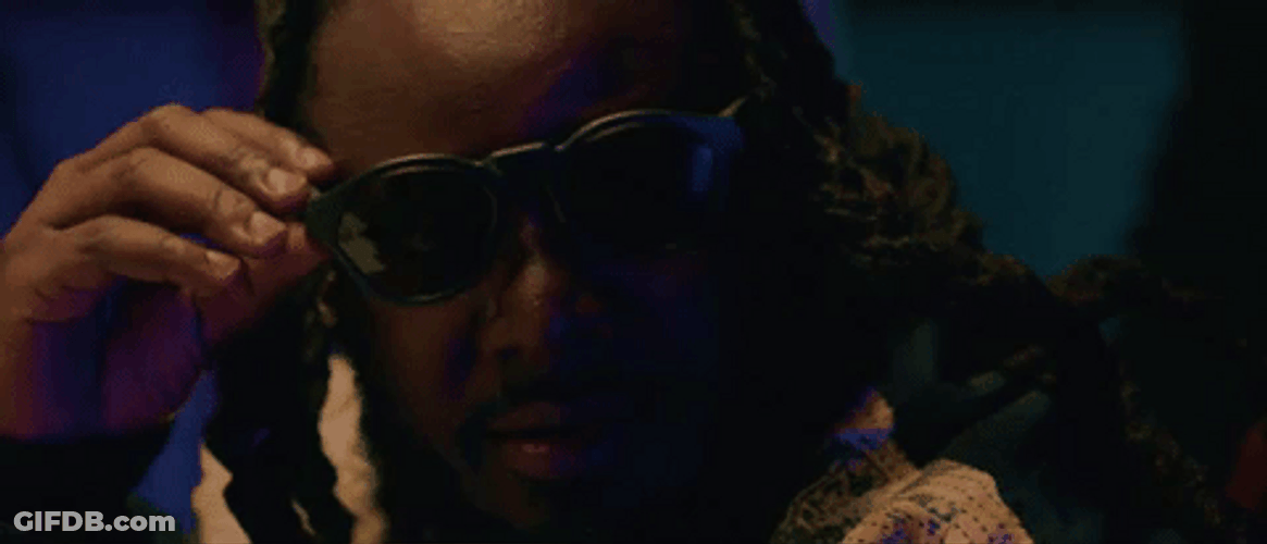 T Pain Lifting His Sunglasses GIF