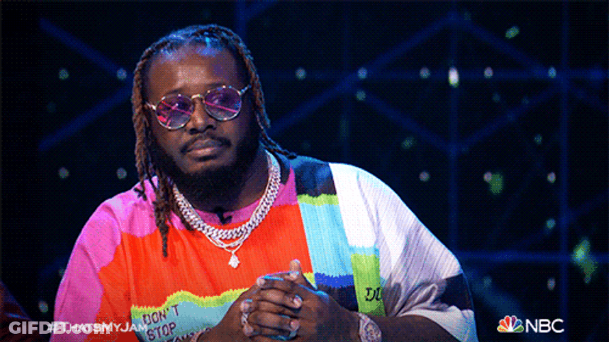 T Pain Raising His Eyebrows GIF