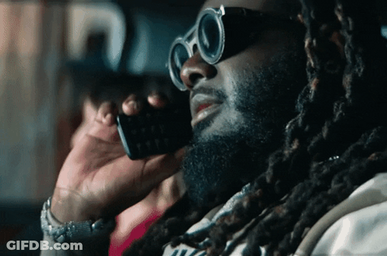 T Pain Talking On The Phone GIF