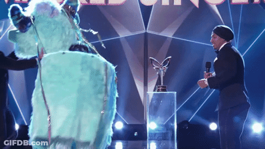 T Pain Wearing Mascot Costume GIF