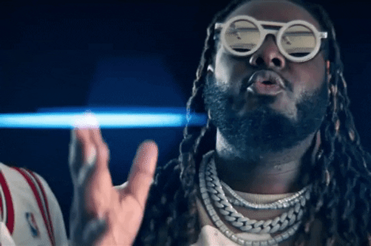 T Pain Wearing Round Eyeglasses GIF