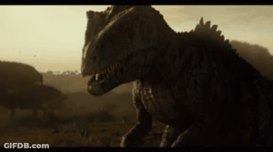 T-Rex Jurassic World Dominion GIF