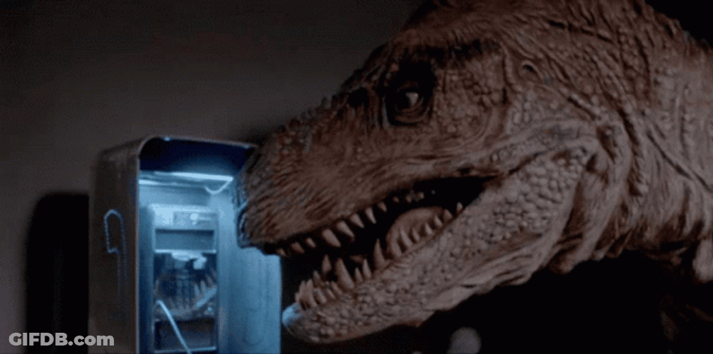 T-Rex Phone Call GIF