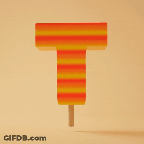 T Shaped Stripped Jelly On Stick GIF