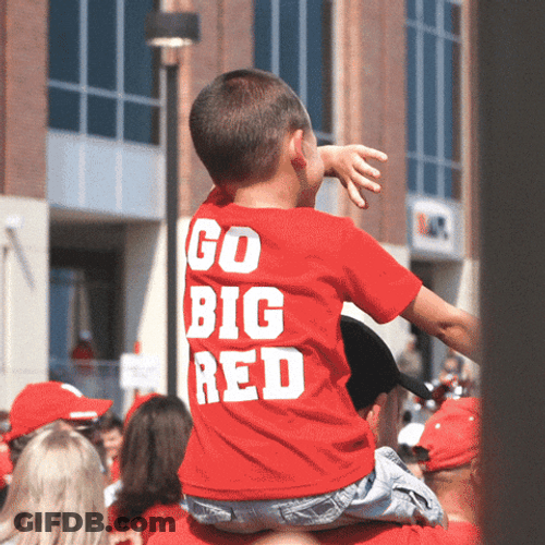 T-Shirt Go Big Red GIF