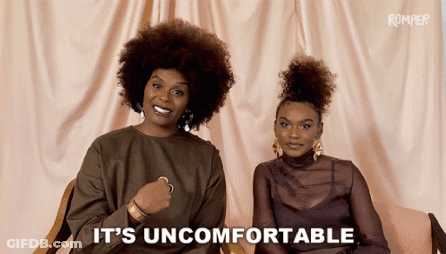 Tabitha Brown Says It's Uncomfortable GIF