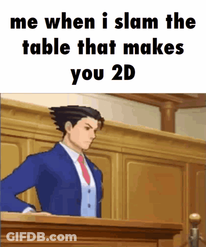 Table Slam Ace Attorney GIF