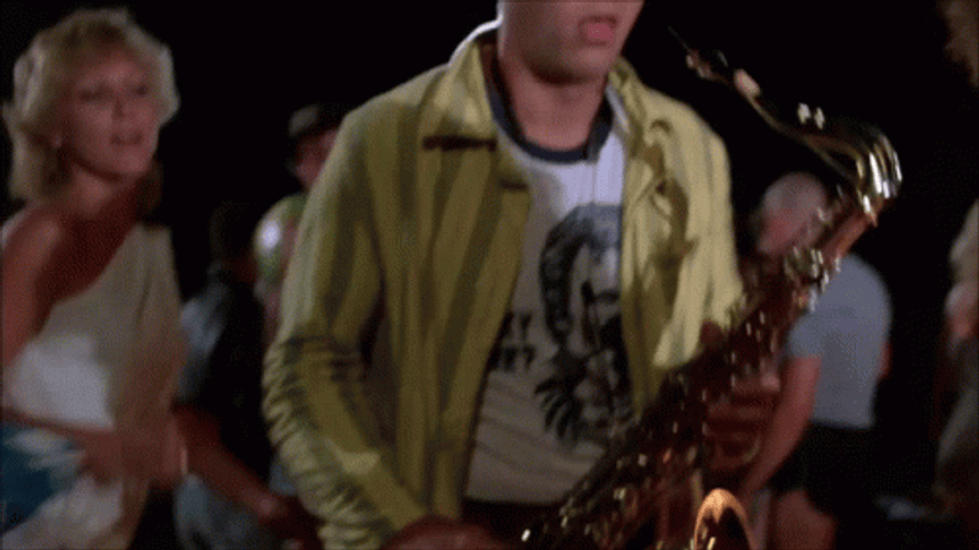 Tackleberry Police Academy Saxophone GIF