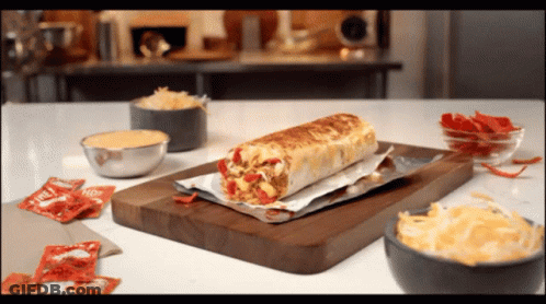 Taco Bell Grilled Cheese Burrito GIF