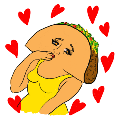 Taco Blowing Kiss Dirty Taco Tuesday GIF