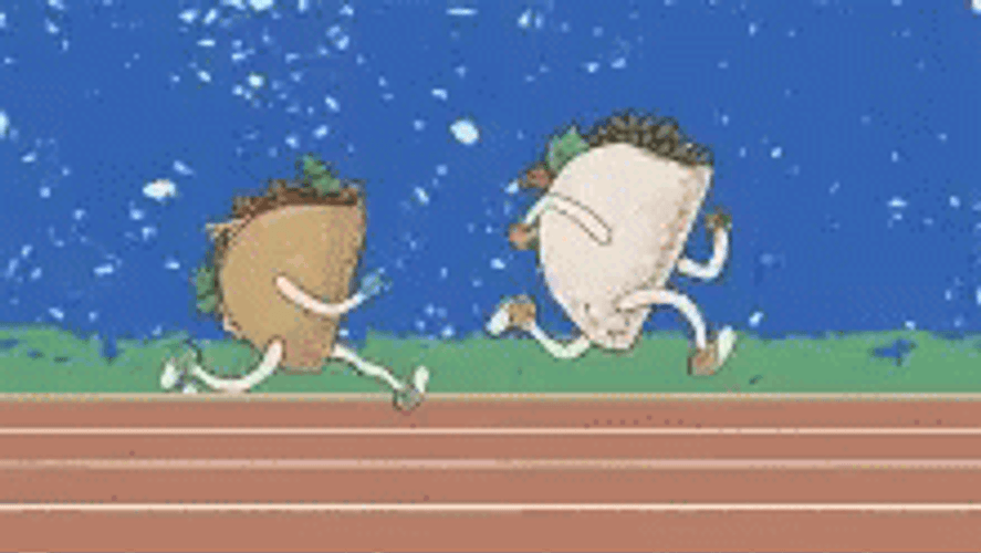 Taco Run Race Day GIF