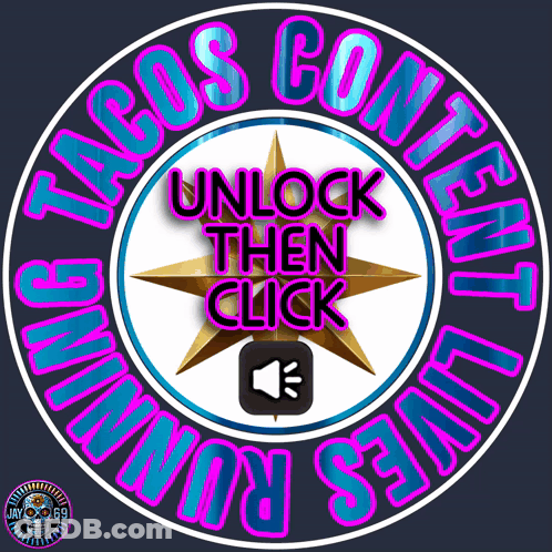 Tacos Content Lives Running Logo GIF
