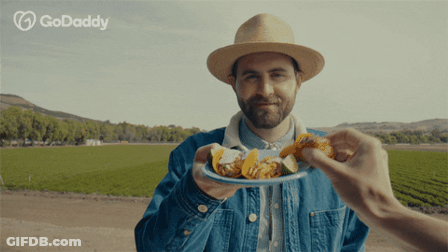 Tacos Eating Hungry Mouth Farmer Feed GIF