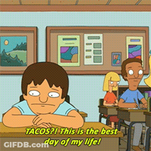 Tacos Happy Tuesday Bob's Burgers GIF