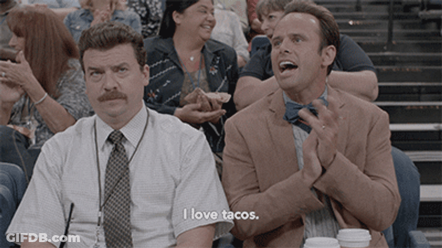 Tacos Love Walton Goggins Lee Russell Vice Principals GIF
