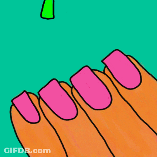 Tacos Nail Polish Wipe Animated Emoji GIF