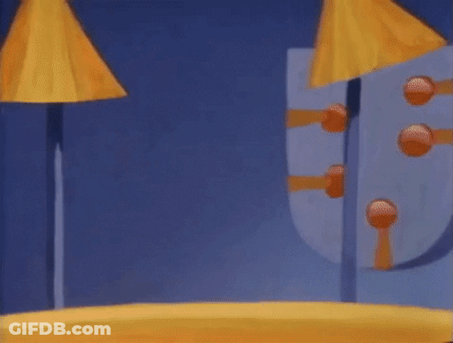 Tada Cute Cat Animated GIF