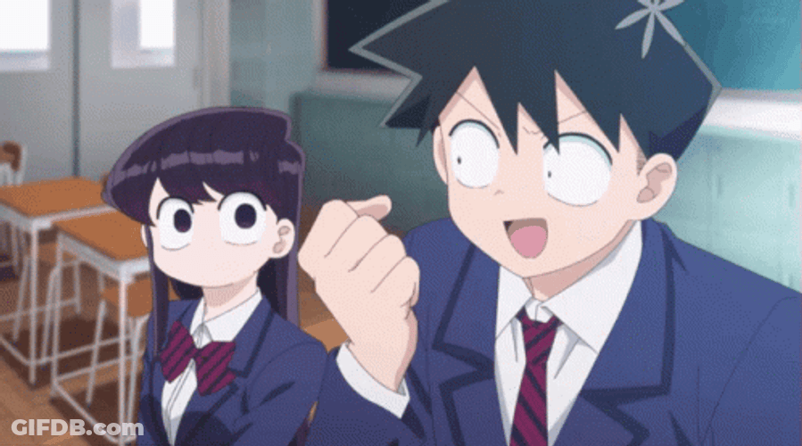 Tadano And Komi Can't Communicate GIF
