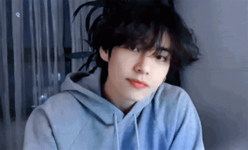 Taehyung Adorable Stare GIF