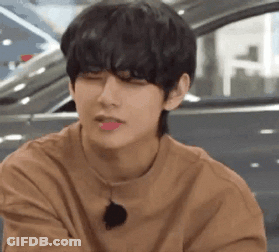 Taehyung Face Palm GIF