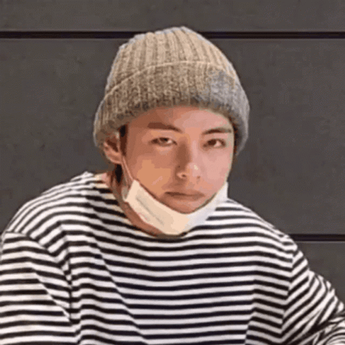 Taehyung Quirky Smirk GIF