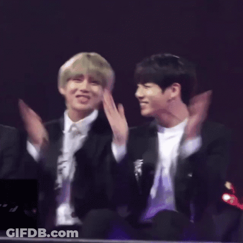 Taekook Clapping Hands GIF