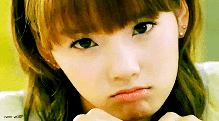 Taeyeon Cute Pout GIF