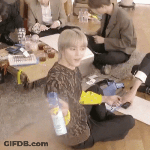Taeyong Playing Bug Spray GIF