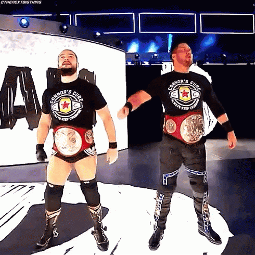 Tag Team Curtis And Axel WWE GIF