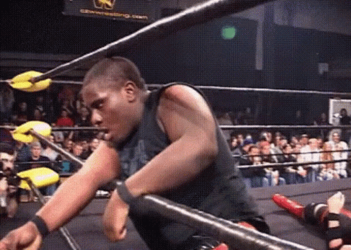 Tag Team Fan Helping Out WWF GIF