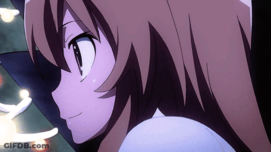 Taiga Aisaka Innocent Smile GIF